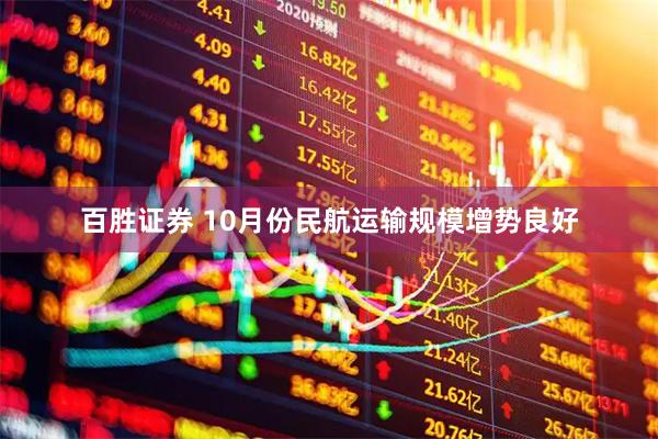 百胜证券 10月份民航运输规模增势良好